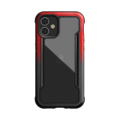 X-Doria Cases & Covers Raptic Shield iPhone 12 Mini Case - Black Red Gradient
