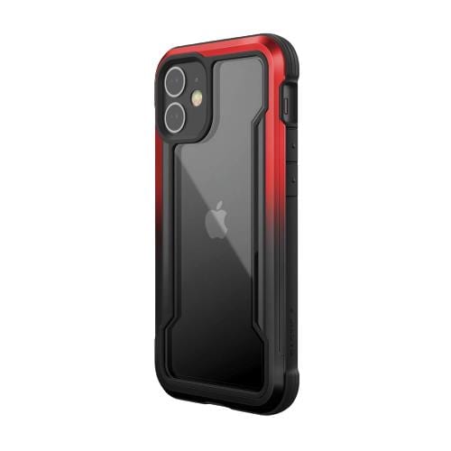 X-Doria Cases & Covers Raptic Shield iPhone 12 Mini Case - Black Red Gradient