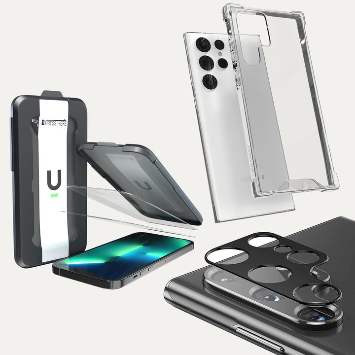 X-Doria Cases & Covers S22 Full Protection Samsung Galaxy S22 Ultra Clear case - Urban Clear