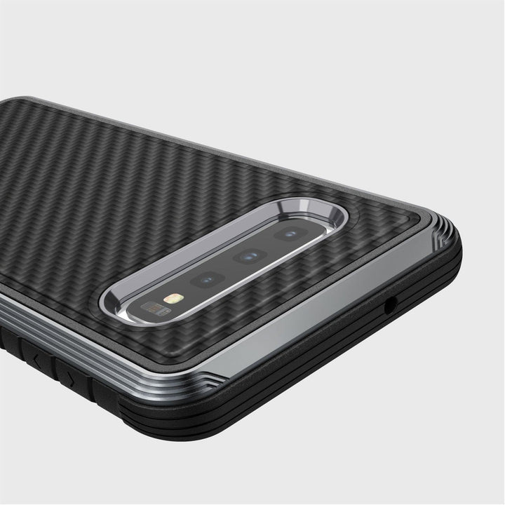 X-Doria Cases & Covers Samsung Galaxy S10 Case Raptic Lux Black Carbon Fibre
