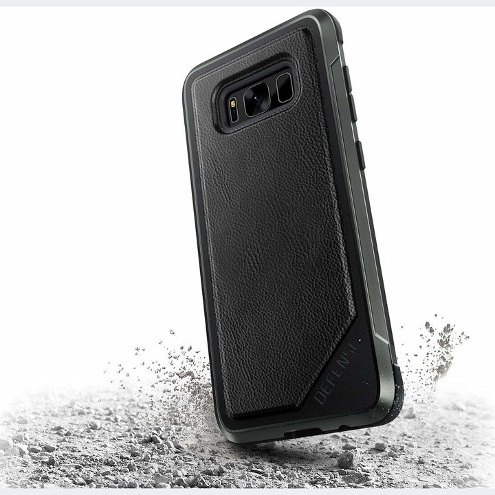 X-DORIA Cases & Covers Samsung Galaxy S8 / Black Leather X-doria Defense Lux Protective Case Samsung Galaxy S8