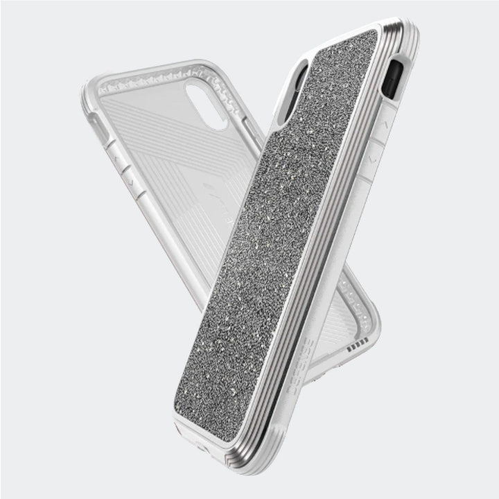 X-DORIA Cases & Covers White Glitter iPhone Xs Max Defense Lux White Glitter