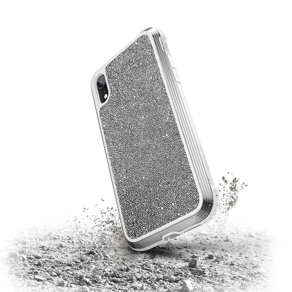 X-DORIA Cases & Covers White glitter X-Doria Defense Lux Protective Case Apple iPhone XR Glitter