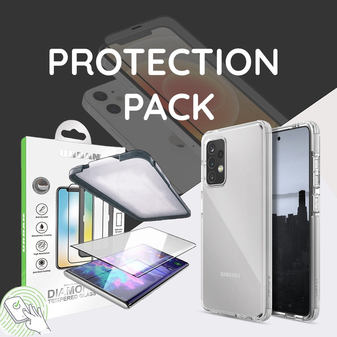 X-Doria Cases & Covers with Urban Diamond Glass Protector w/Applicator Samsung Galaxy A52 5G Case Raptic Clear