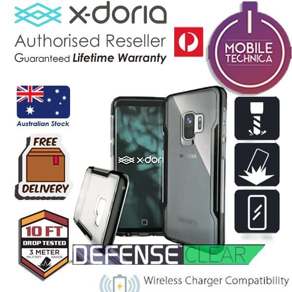 X-DORIA Cases & Covers X-Doria Defense Clear 3M Certified Transparent Case Samsung Galaxy S9