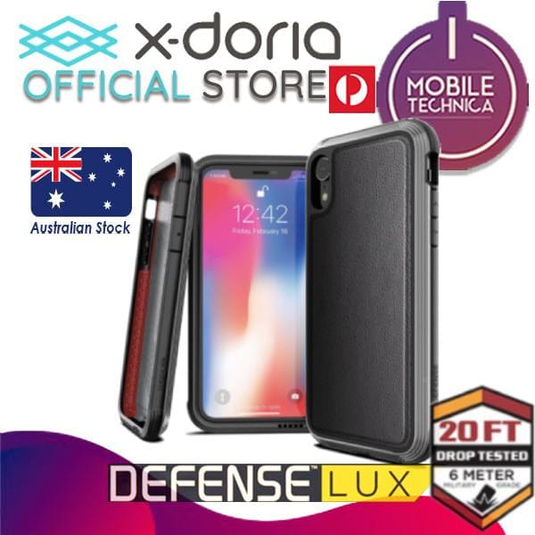 X-DORIA Cases & Covers X-Doria Defense Lux PRO Case Apple iPhone XR Leather Case