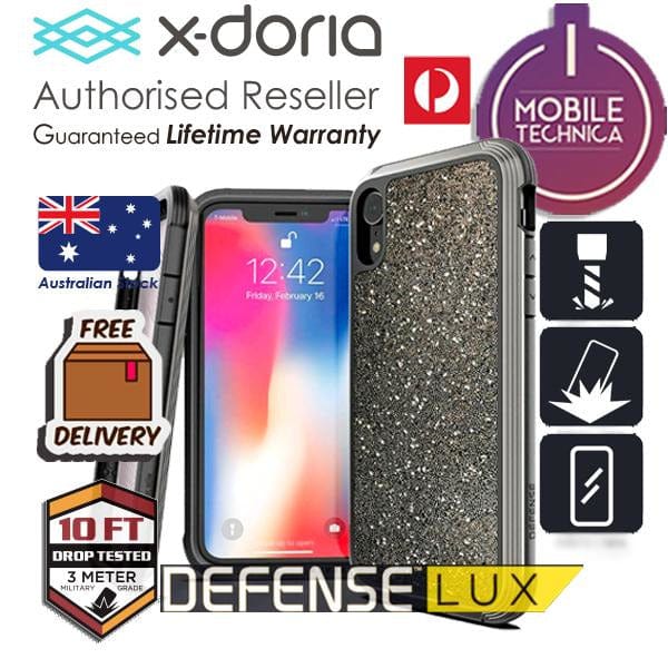 X-DORIA Cases & Covers X-Doria Defense Lux Protective Case Apple iPhone XR Glitter