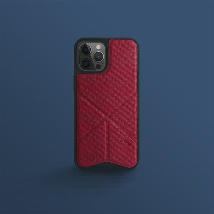 iPhone 12 UNIQ Transforma Fold Case - Red
